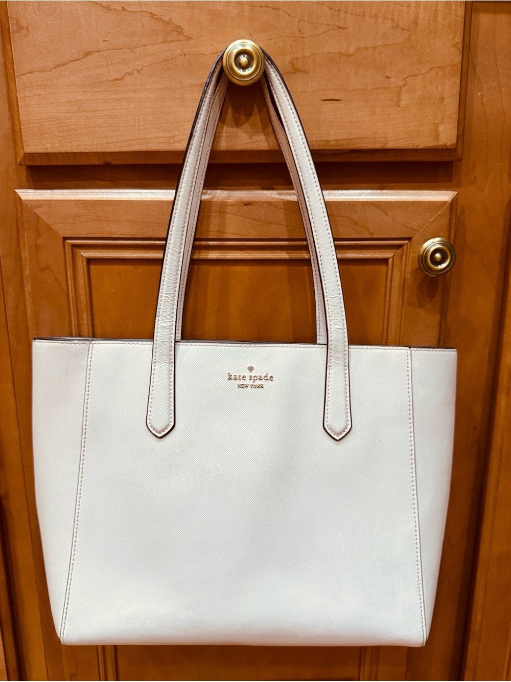 kate spade Pale Pink vintage Saffiano Leather Tote